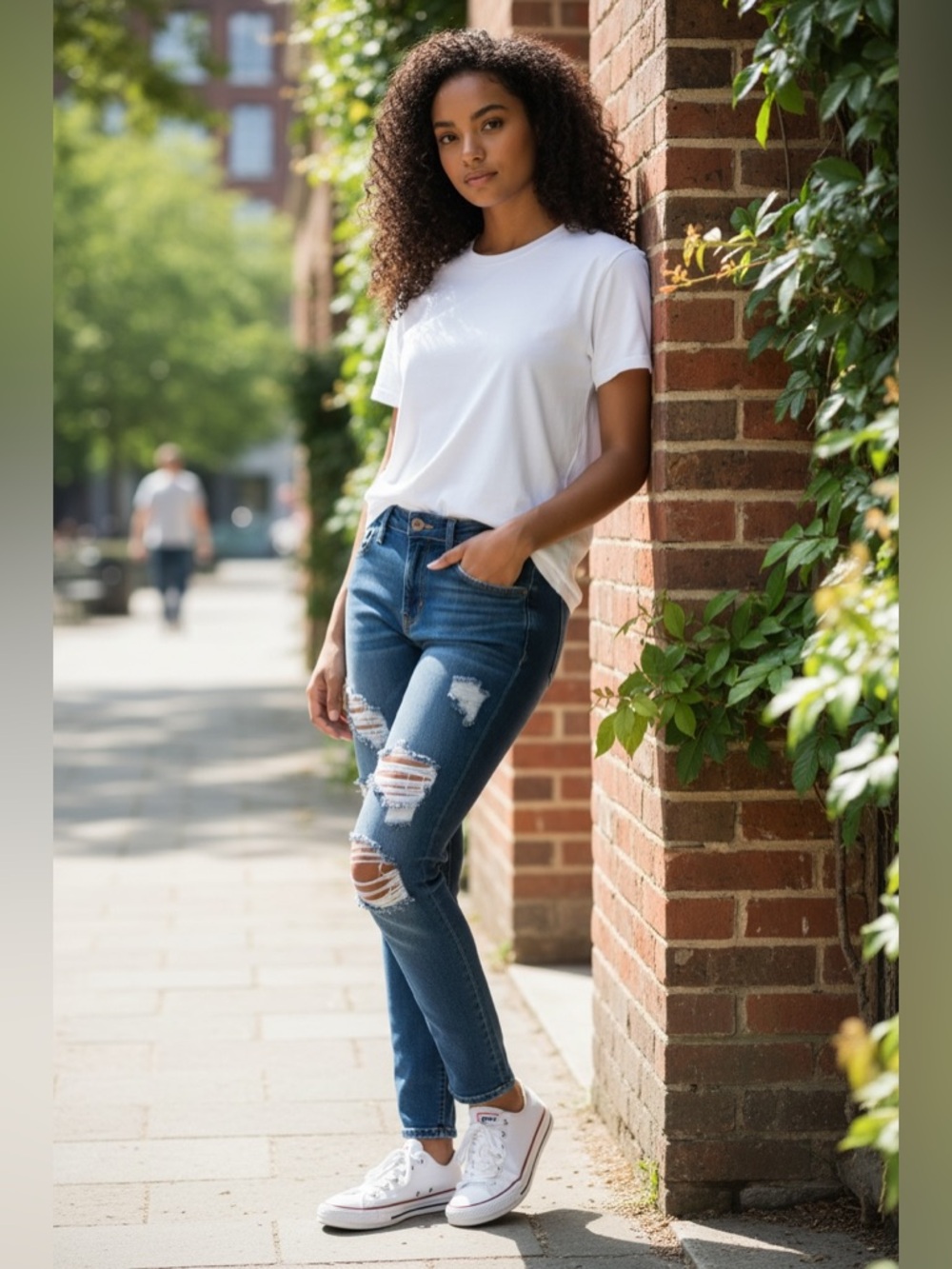 Hollister dark blue low-rise skinny jeans